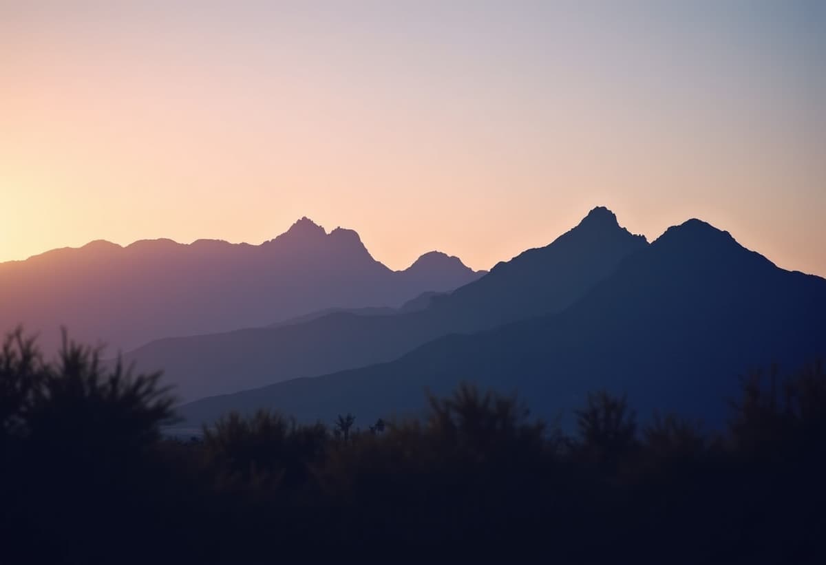 Landscaping in Oro Valley with majestic Pusch Ridge in the background