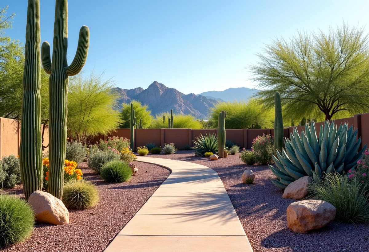 Tucson desert landscaping guide with native plants and water-wise garden
