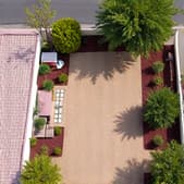 finished landscaping project in Tucson