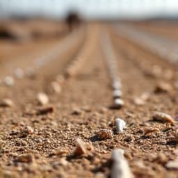 After: Clean and clear construction site following efficient debris hauling in Tucson.