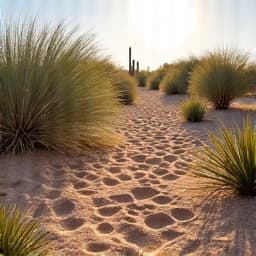 Desert landscape in Casas Adobes after professional cleanup, presenting a pristine and well-manicured appearance. This project shows a comprehensive property restoration, greatly enhancing the property