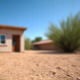 After: Site where a shed was demolished, now clear and ready for new use in Tucson.