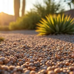 After image of a property in Tucson, AZ, meticulously cleared of invasive desert plants and brush, showcasing a tidy and well-maintained landscape.