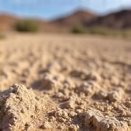 Gravel installation site prep before with bare, uneven ground in Tucson