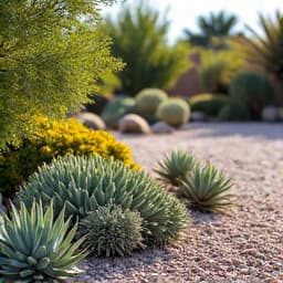Newly installed desert landscaping in Quail Creek, Green Valley, AZ