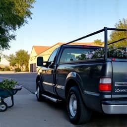 Junk removal specialists loading debris into a truck at a Marana property. This photo shows a junk removal crew efficiently loading various types of debris into a truck, highlighting the active phase of clearing clutter from a Marana home. 