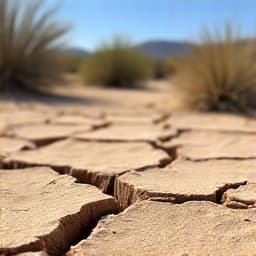 Madera Highlands drip irrigation system installation before by JB Landscaping showing dry patched area. Overgrown weeds and dry patches indicate a lack of efficient watering, necessitating a new irrigation setup.