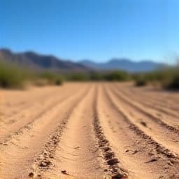 New construction site prep in Continental Ranch. Site preparation for new residential construction in Continental Ranch, Marana, AZ, including grading and initial landscaping for future homes.