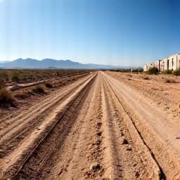 Clean and safe construction site after debris removal in Oro Valley. This image shows a construction area, neatly cleared of all waste, signifying efficient post-construction clean-up services.