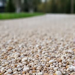After view of a newly installed gravel driveway grid in Oro Valley, showcasing a clean, elegant, and perfectly leveled surface enhancing home