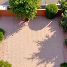 Quail Creek backyard gravel installation transformation after by JB Landscaping. A newly installed gravel surface creates a clean, durable, and low-maintenance outdoor living area, perfect for desert climates and showcasing the before and after