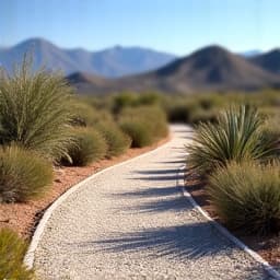 After: Pristine gravel installation in Vail, AZ at a ranch property.