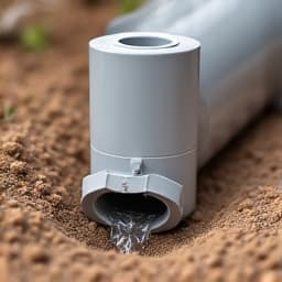 Before: Visible leakage from an irrigation system in Vail, AZ.