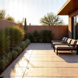 After image of a backyard in Vail, Arizona, completely free of old furniture and junk, with a clean and usable outdoor area.