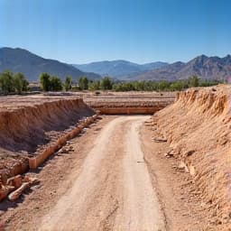 After image of a construction site in Vail, Arizona, completely cleared of all waste and debris, showcasing a tidy and safe work area.