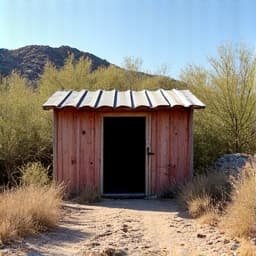 Before image of an overgrown yard in Vail, Arizona, with dense brush, weeds, and fallen branches, highlighting the need for brush clearing and yard cleanup.