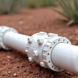 Water-logged soil indicating a significant underground irrigation leak in Sahuarita. Before repair, showing a large water-logged area from an unseen pipe leak.