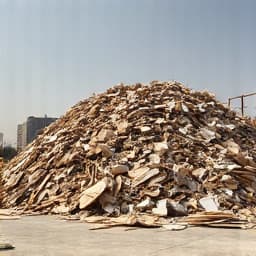 Before: Construction debris piled up at a Tucson job site