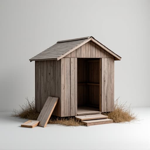 Dilapidated shed being dismantled and cleared for junk removal in Sahuarita