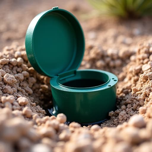 soggy patch on a green lawn indicating an irrigation leak in Tucson