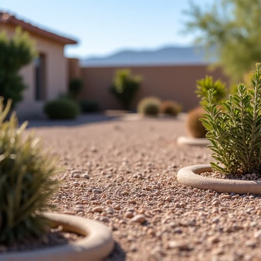 Comprehensive hoarder house yard cleanup in Tucson, showcasing extensive debris and clutter removal