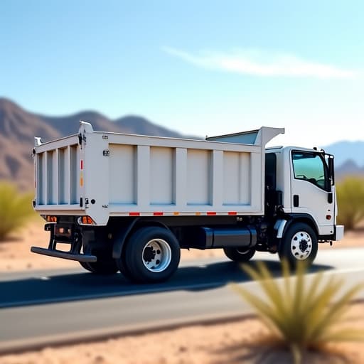 Green Valley Junk Removal truck loading debris