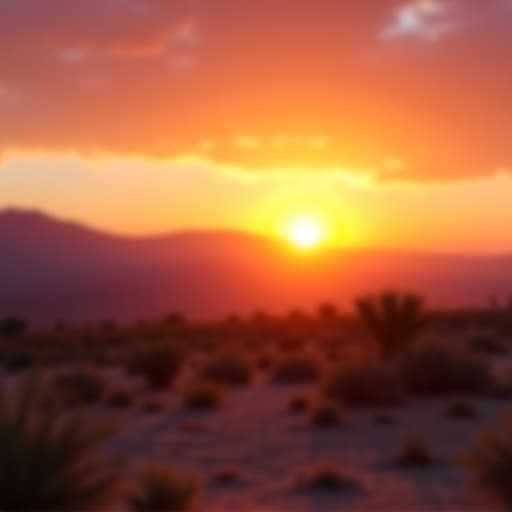 Saddle Brook Arizona desert landscape with mountains in the background