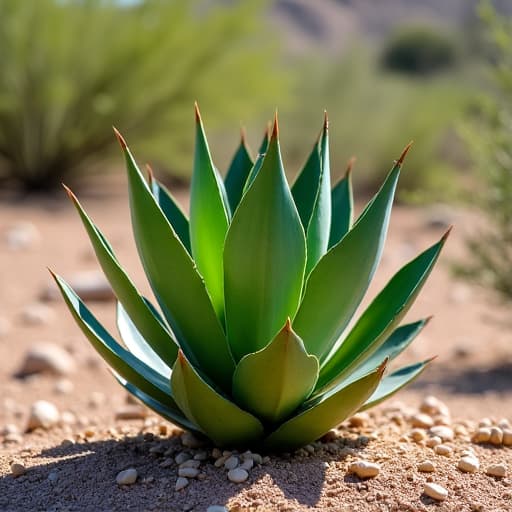 Tucson desert landscaping with various rocks and cactus plants