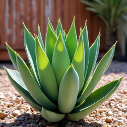Agave and succulents creating a beautiful xeriscape in Marana