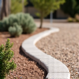 Landscape border installation in Green Valley, AZ