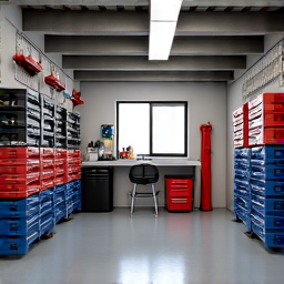 Before garage decluttering service in Green Valley, AZ, showing a garage packed with assorted household junk and boxes, a common sight for properties in Sahuarita. Comprehensive junk hauling services.