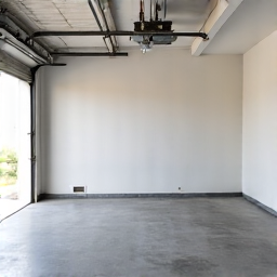 Garage junk removal Tucson organized garage after. A spacious and organized garage, free of clutter, with all items neatly stored in Tucson.