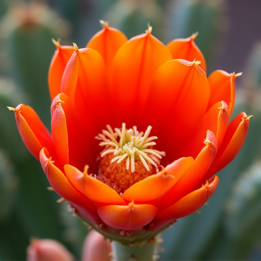 Green Valley Desert Landscaping with various cacti and succulents in foreground and Santa Rita Mountains in background at sunset.