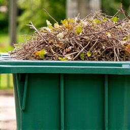 Immediate green waste hauling after yard cleanup in Vail, AZ