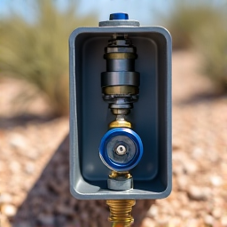 Testing the repaired irrigation system after solenoid replacement installation