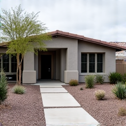 After: Low-maintenance front yard in Quail Creek, Green Valley