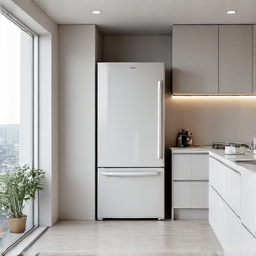 After professional refrigerator disposal in Green Valley, AZ, illustrating a cleared space where the old appliance once stood, providing useful junk removal near the Green Valley area. Eco-friendly appliance recycling.