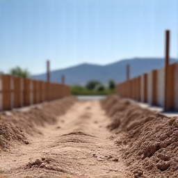 Cleaned demolition site after debris removal in Oro Valley. This image illustrates the thorough clearing of a demolition area, ensuring safety and readiness for new construction.