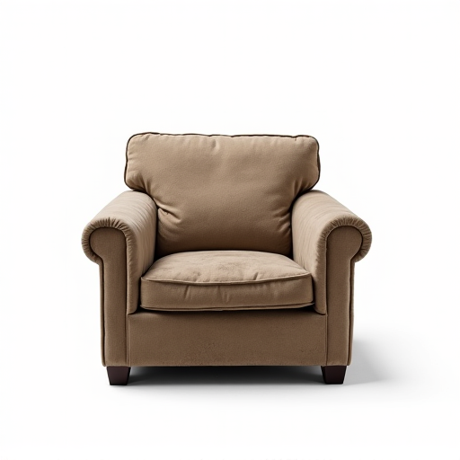 Furniture haul away service removing an old armchair from a home in Oro Valley