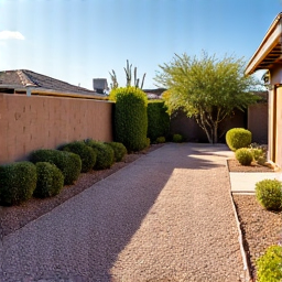 Property left real estate ready after yard cleanup in Tucson