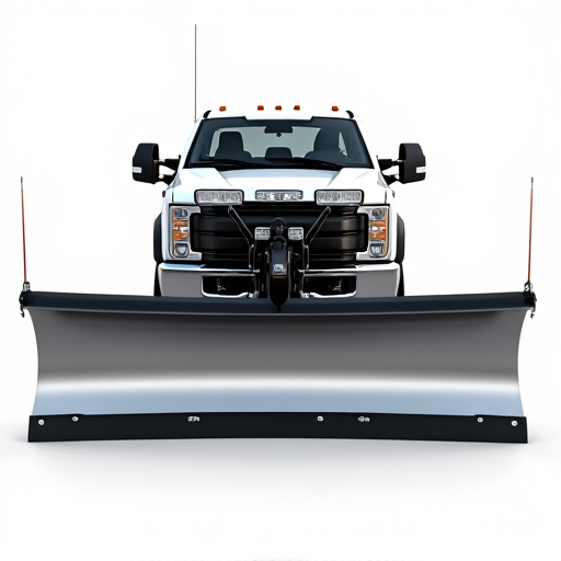 Residential snow plowing on a snowy driveway in Mt. Lemmon