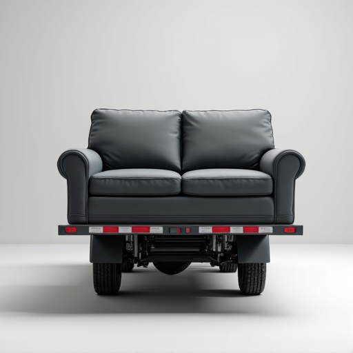 Furniture Removal in Saddle Brook, AZ: Two crew members loading a sofa into a junk removal truck.