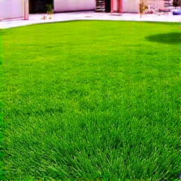 After sod installation with perfectly smooth lawn in Marana, Arizona