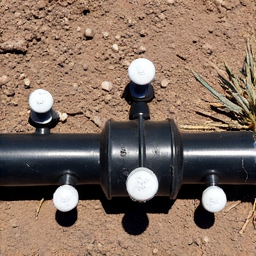 worn drip irrigation components