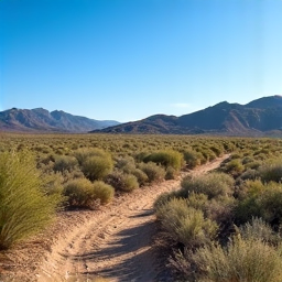 Large lot brush clearing before Vail. Before photo of a large property in Vail requiring extensive brush clearing to reduce fire risk and prepare for landscaping. Shows significant overgrowth.