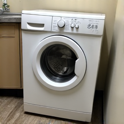 Before washing machine removal in Green Valley, AZ, showing a broken or unused laundry appliance, needing careful extraction. Professional laundry appliance disposal.